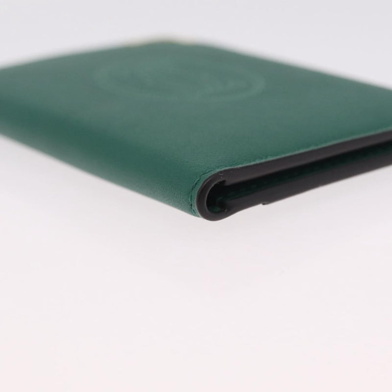Cartier Coin Purse Must De Leather Green Accessory