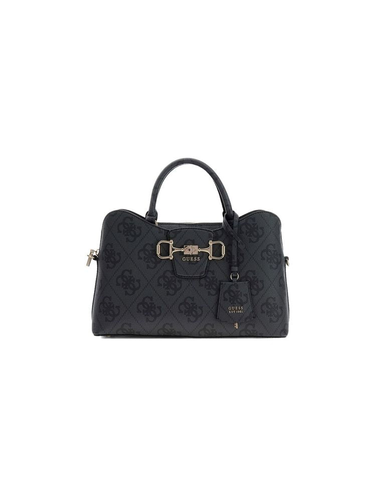 Guess Shoulder Bag — Black Polyurethane