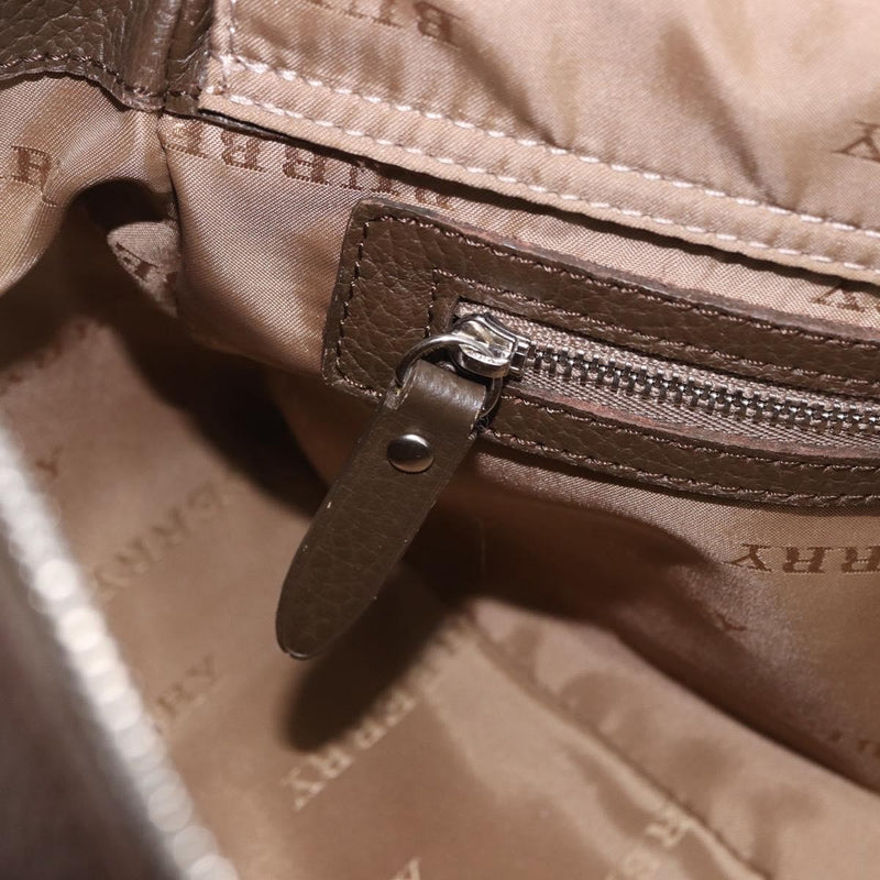 Burberry Nova Check Canvas Brown Bag