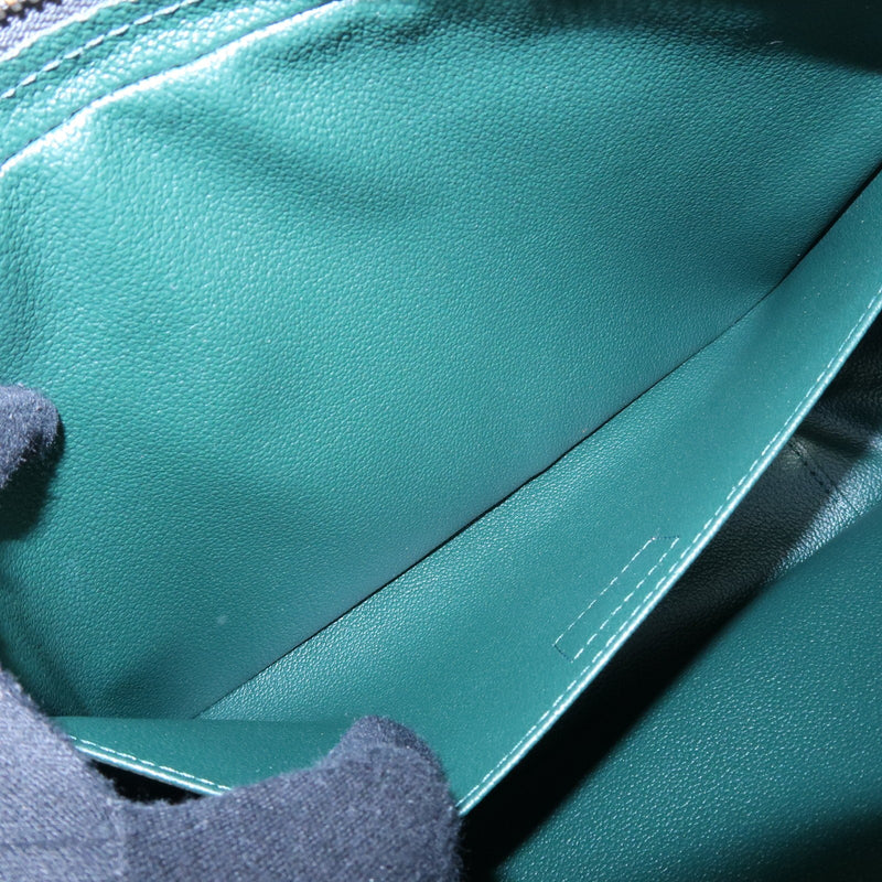 Louis Vuitton Toiletry Pouch Taiga Leather Green