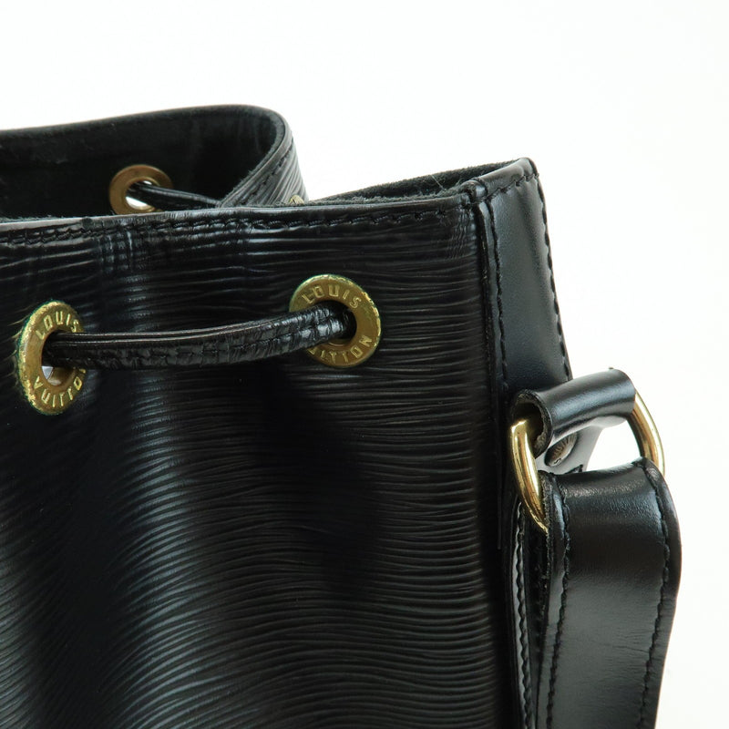 Louis Vuitton Petit Noe Epi Leather Black Bag