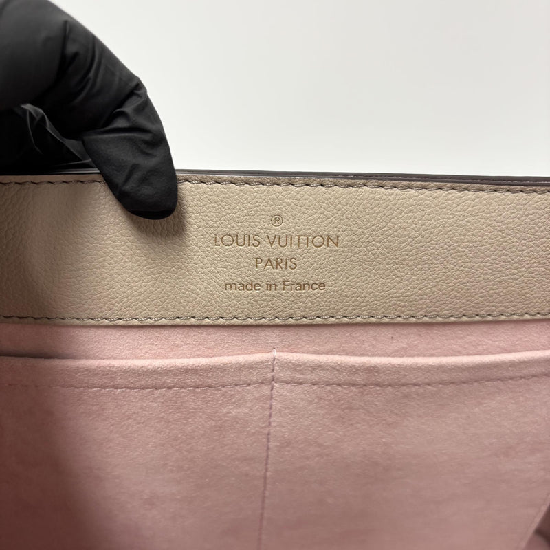 Louis Vuitton Lockme Ever Leather Beige Bag