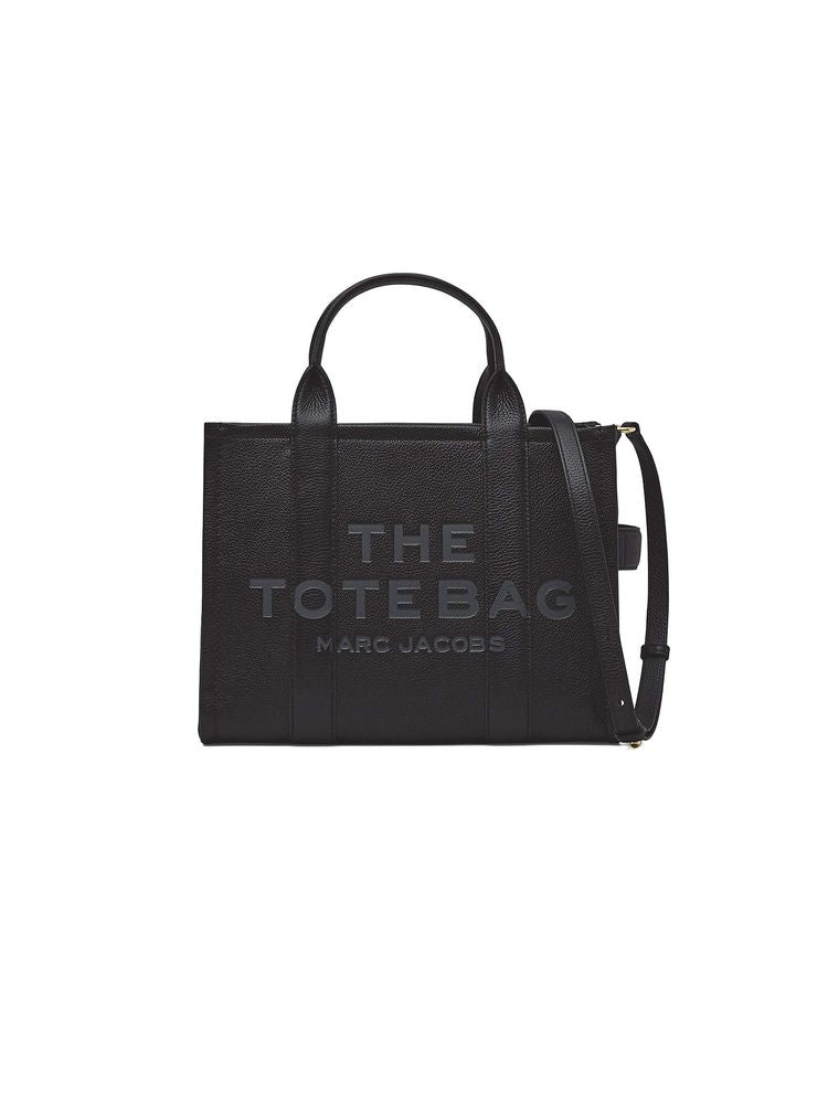 Marc Jacobs Cow Leather Tote Bag — Black
