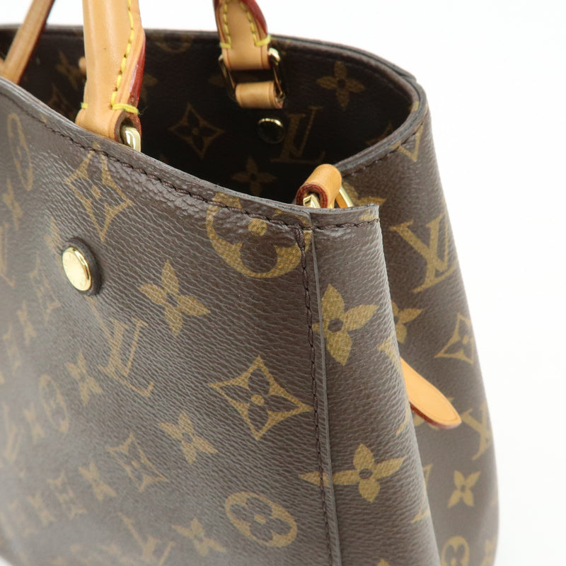 Louis Vuitton Montaigne Monogram Canvas Brown Bag