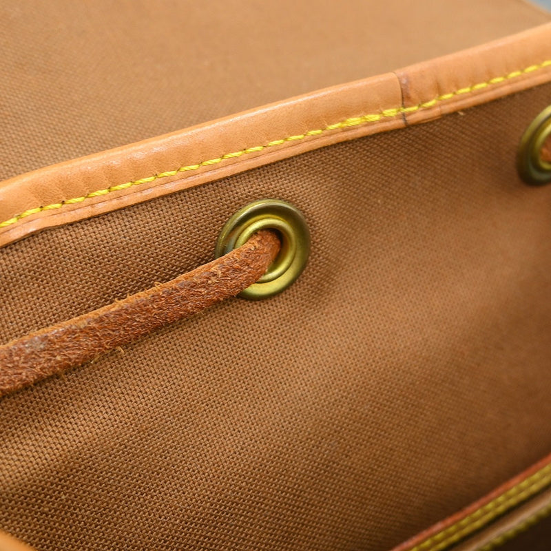 Louis Vuitton Vintage Montsouris Monogram Canvas Brown Bag