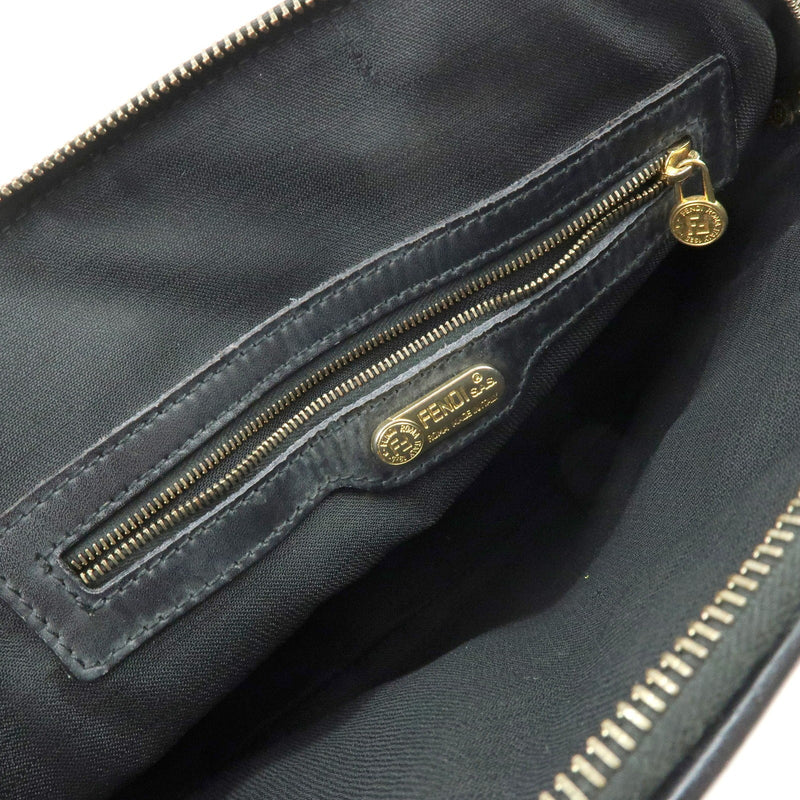 Fendi Vintage Dome Satchel Leather Brown
