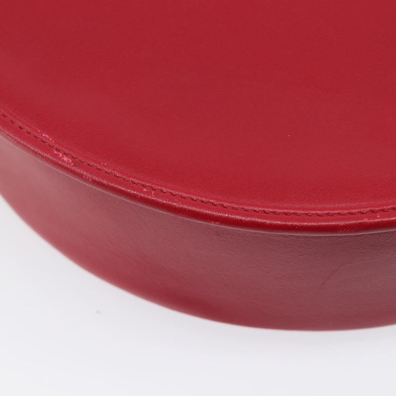 Saint Laurent Vintage Shoulder Bag Leather Red