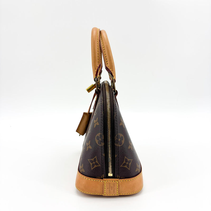 Louis Vuitton Alma Monogram Canvas Brown Bag
