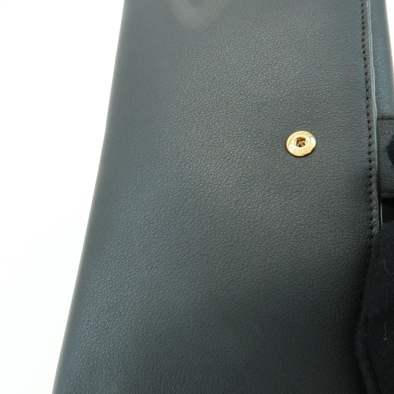 Fendi Selleria Peekaboo Leather Black Accessory