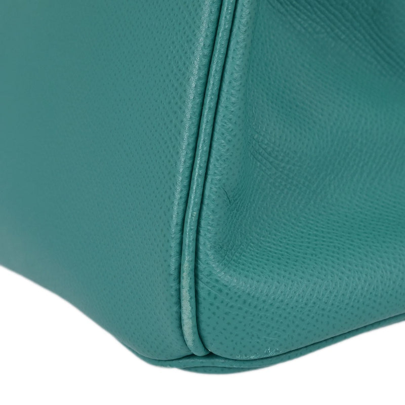 Hermes Birkin Green Epsom With Gold Hardware Leather Bag