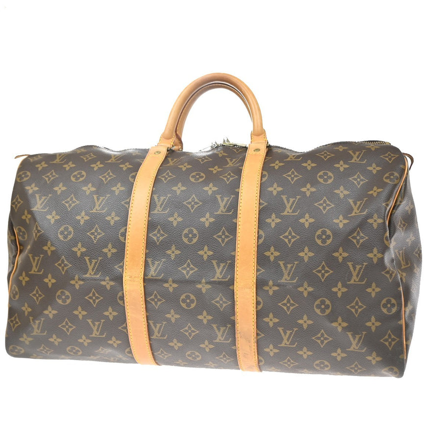 Louis Vuitton Keepall Monogram Canvas Brown Bag