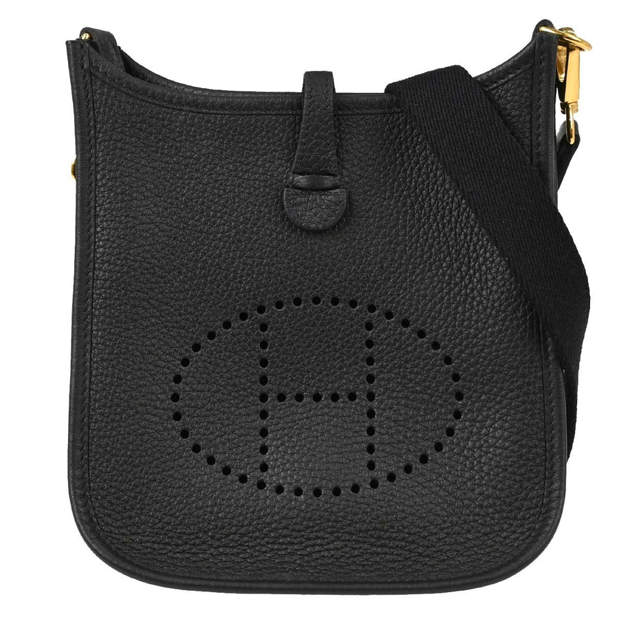 Hermes Evelyne Bag Gen Iii Clemence Black Leather