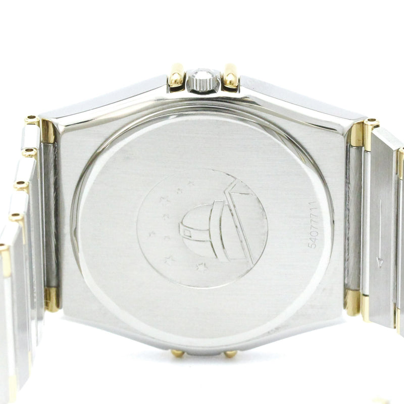 Omega Constellation Day Date Quartz Stainless Steel And Yellow Gold Watches