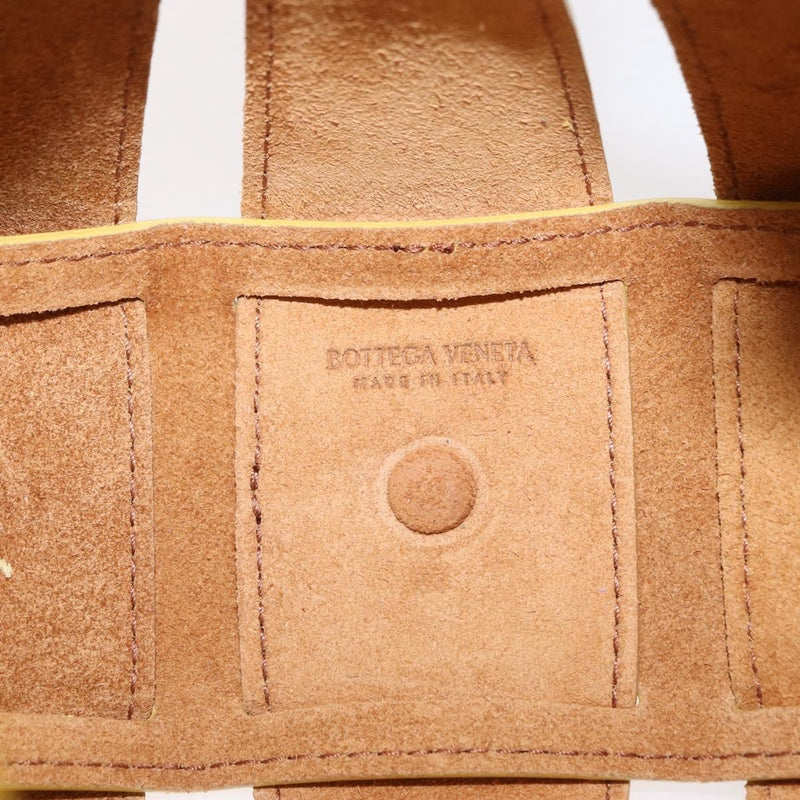 Bottega Veneta Shell Leather Yellow Bag