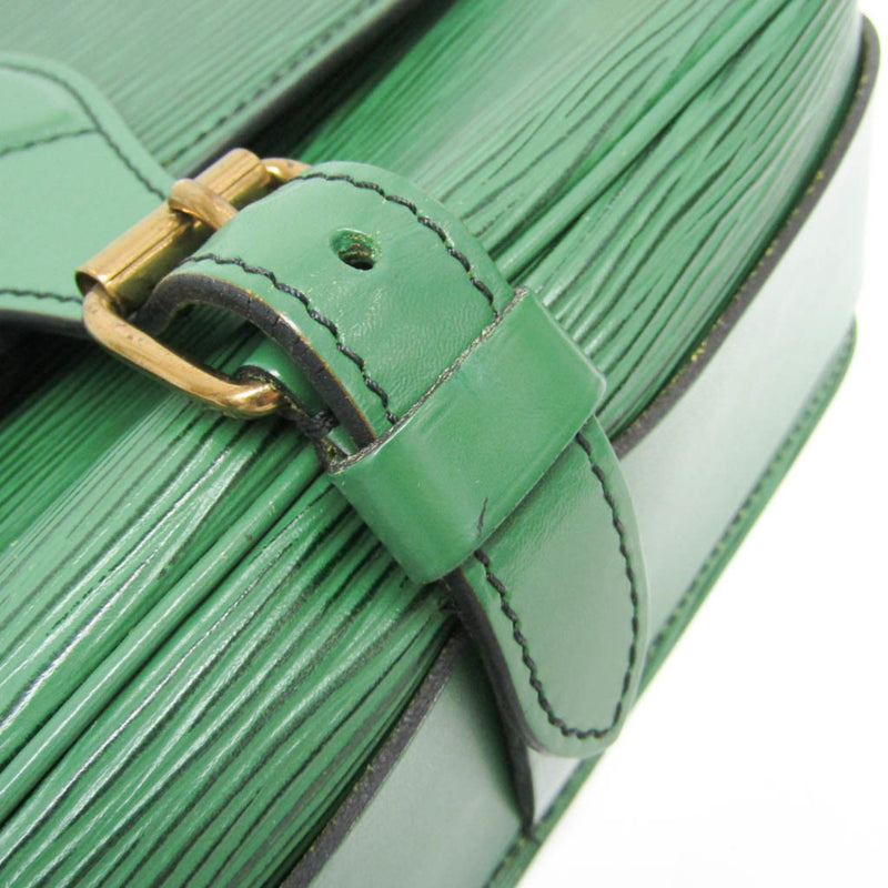 Louis Vuitton Cartouchiere Epi Leather Green Bag