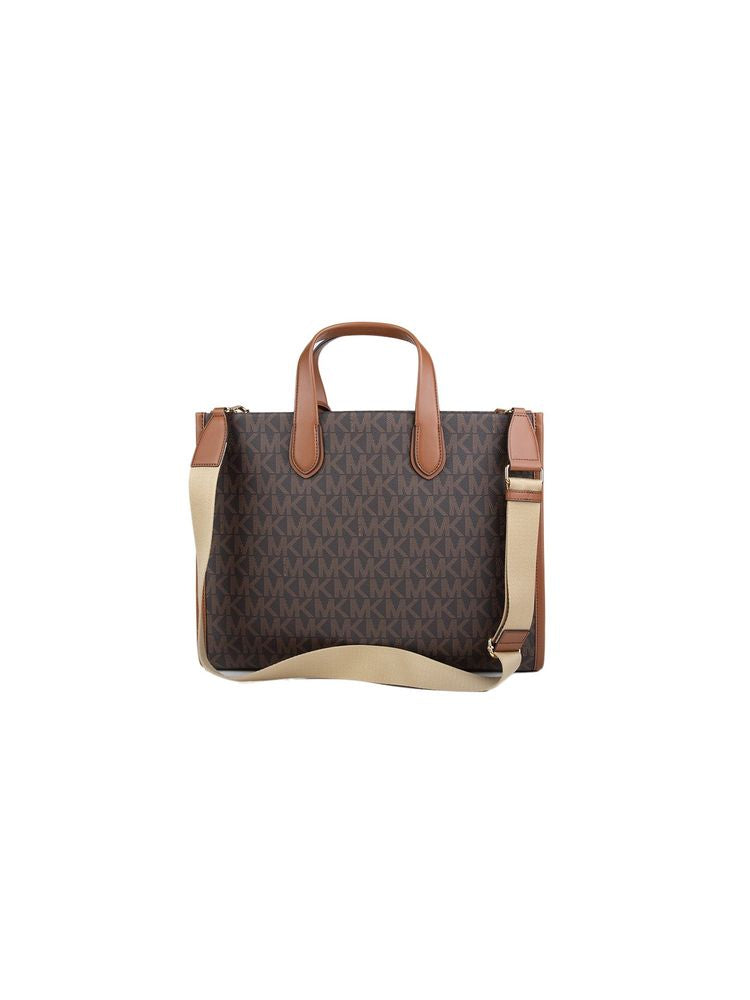 Michael Kors Gigi Tote Bag — Brown 89.coated Canvas