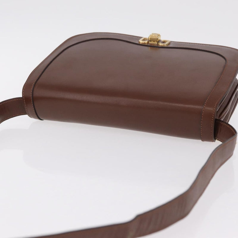 Celine Triomphe Leather Brown Bag