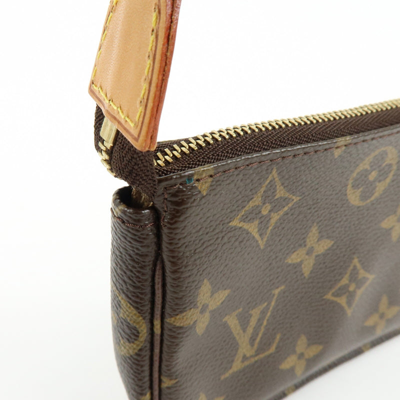 Louis Vuitton Pochette Accessoires Limited Edition Monogram Canvas Brown Bag