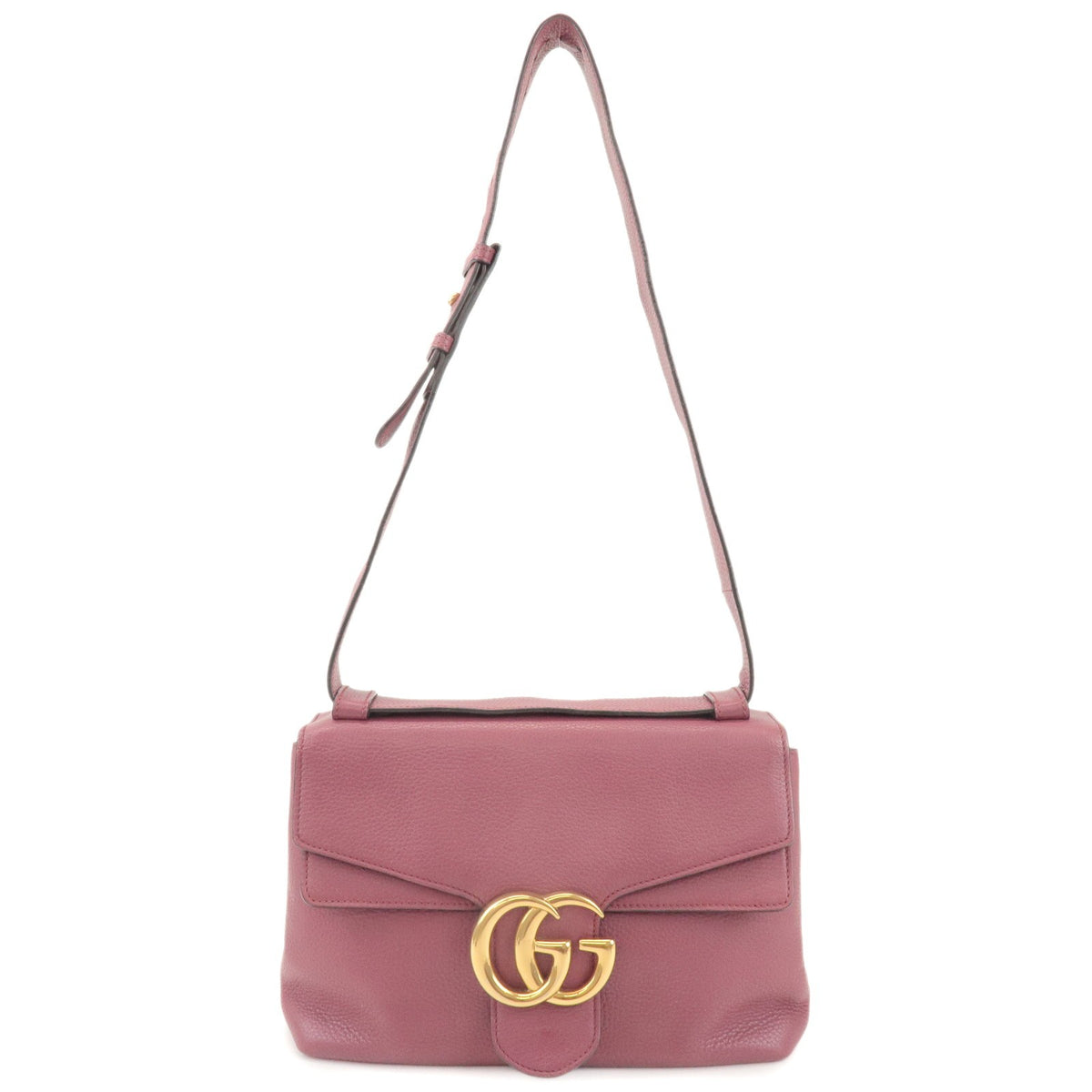Gucci Gg Marmont Leather Pink Bag
