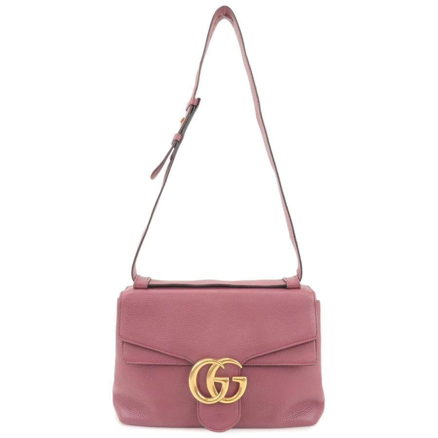 Gucci Gg Marmont Leather Pink Bag