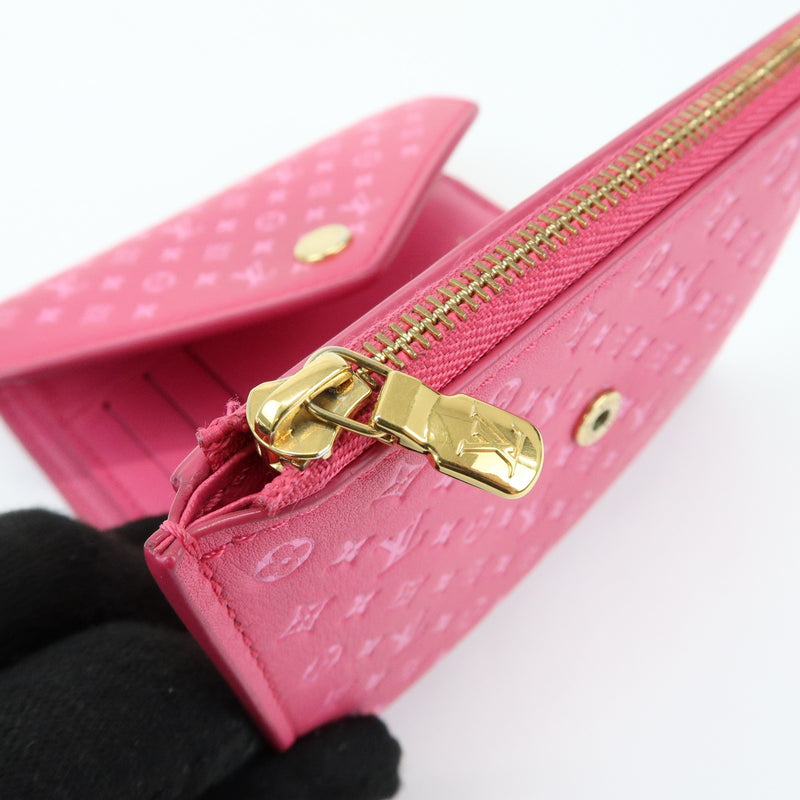 Louis Vuitton Victorine Nanogram Embossed Leather Pink Accessory