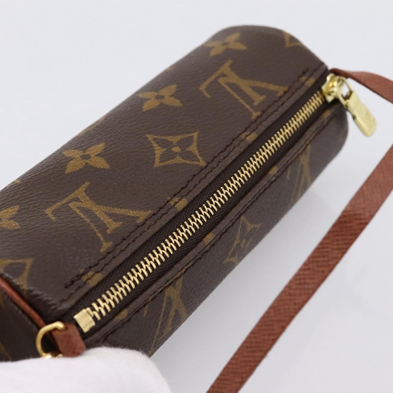 Louis Vuitton Papillon Pochette Monogram Canvas Brown Bag