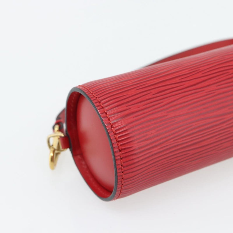 Louis Vuitton Soufflot Pochette Epi Leather Red Bag