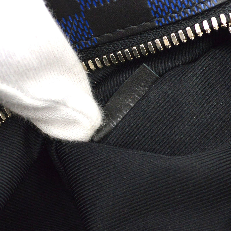 Louis Vuitton Campus Bumbag Damier Infini 3d Leather Black Bag