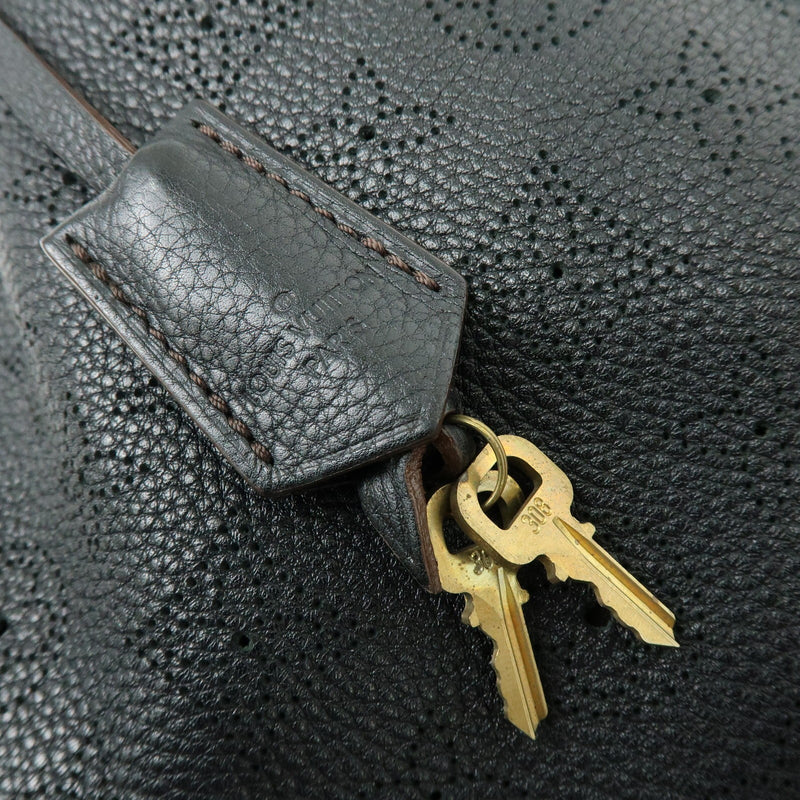 Louis Vuitton Selene Mahina Leather Black Bag