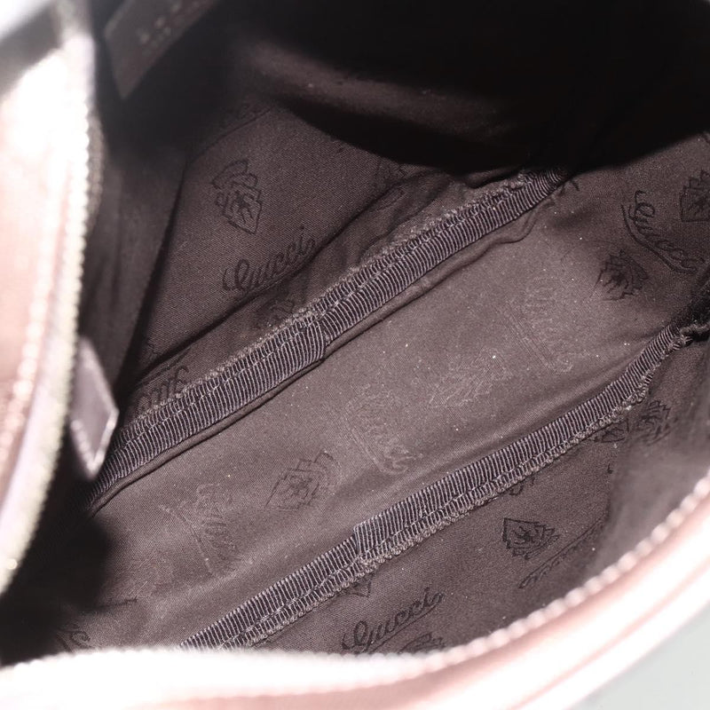 Gucci Zip Gg Imprime Pink Canvas Bag