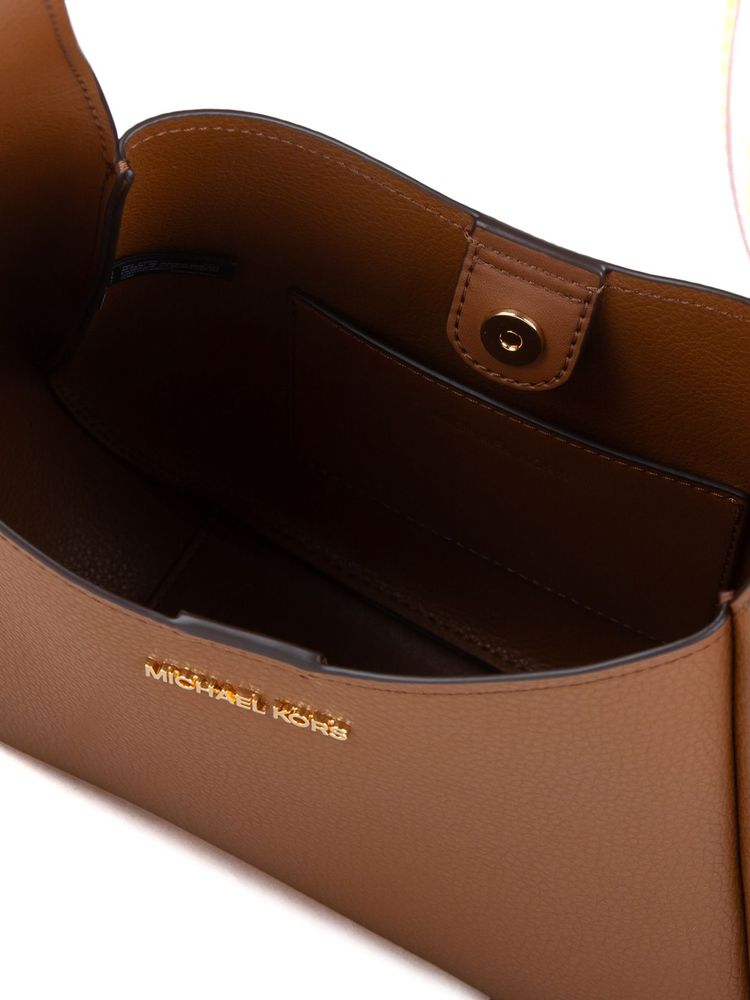 Michael Kors Birch Shoulder Bag — Brown Leather
