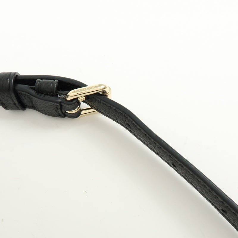 Coach Shoulder Leather Black Bag