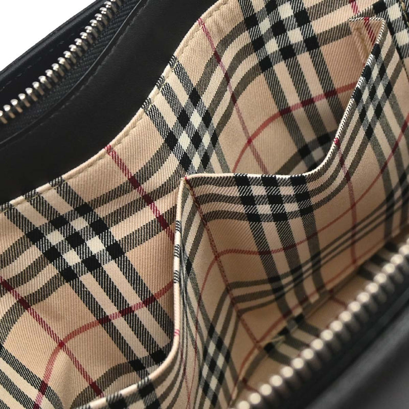 Burberry Handbag Leather Black Bag