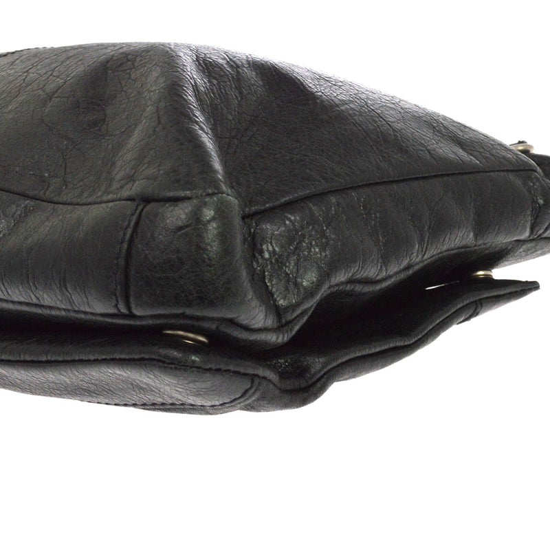 Balenciaga Mini Folder Leather Black Bag