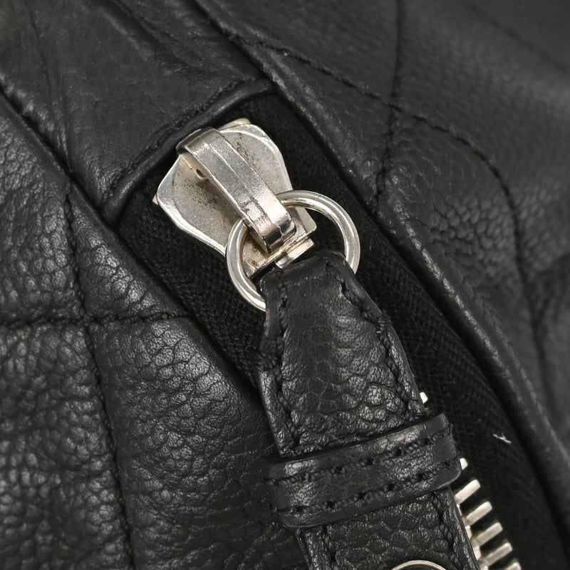 Chanel Timeless Cc Expandable Quilted Caviar Black Leather Bag