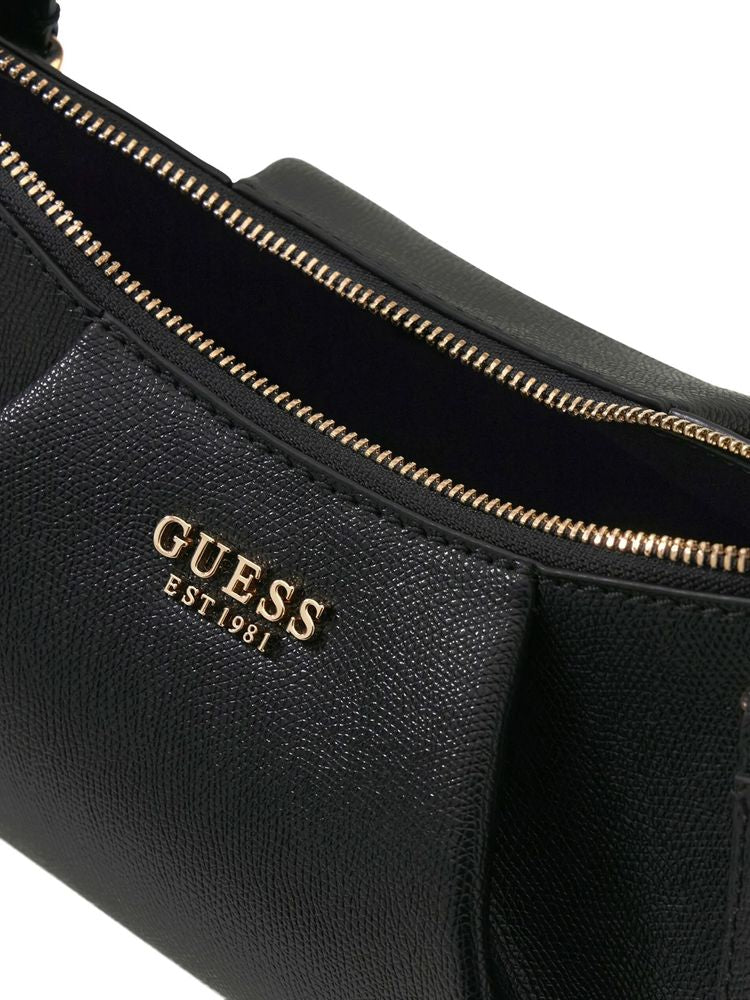 Guess Shoulder Bag — Black Polyurethane
