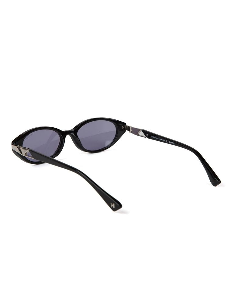 Hickmann Hi9301 Purple-Tinted Acetate Sunglasses — Black