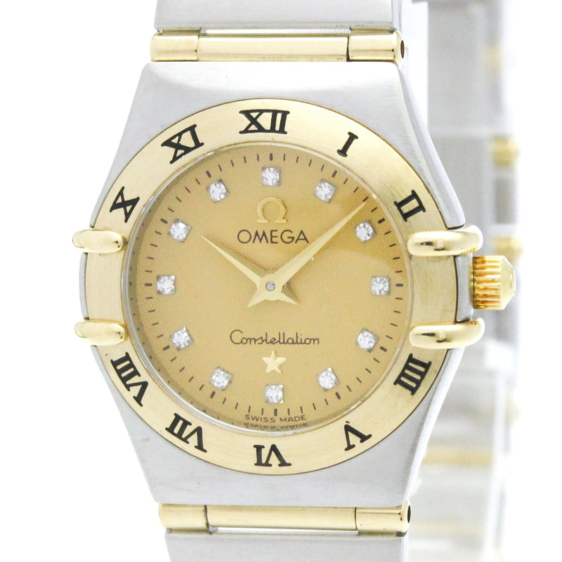 Omega Constellation Quartz Stainless Steel And Yellow Gold Watches