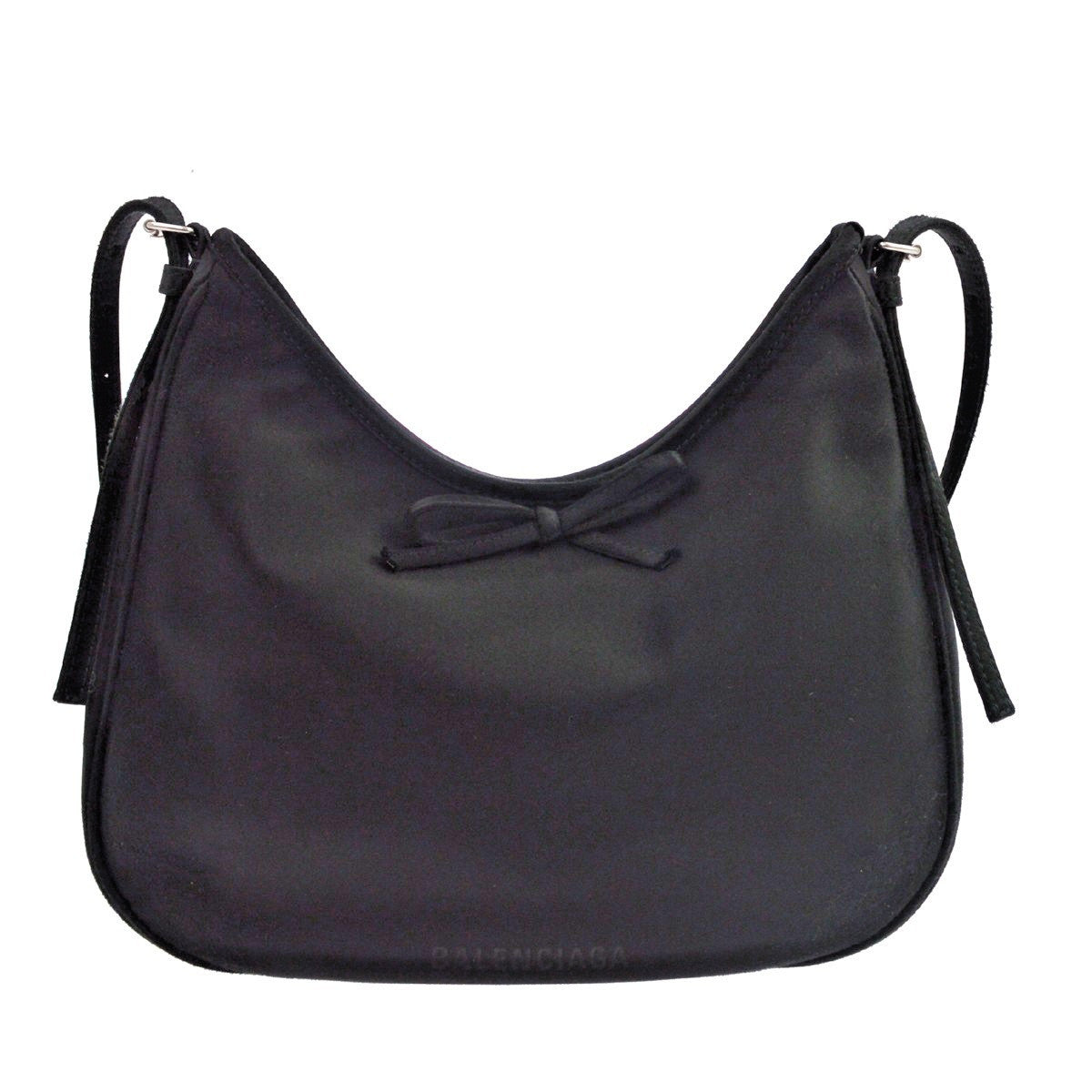 Balenciaga Leopolda Satin Black Bag