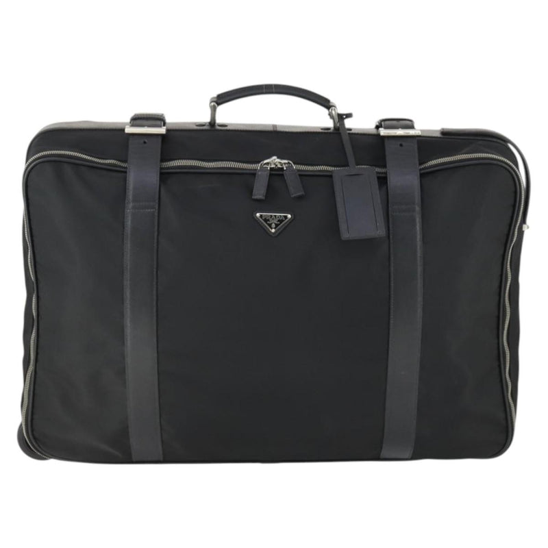 Prada Suitcase Re-Nylon And Saffiano Black Bag
