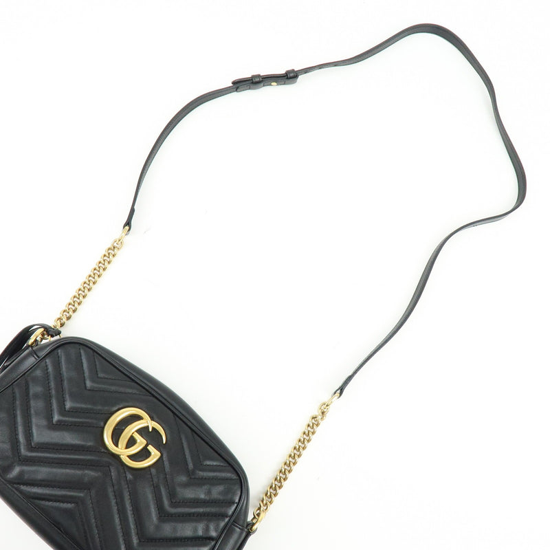 Gucci Gg Marmont Matelasse Leather Black Bag