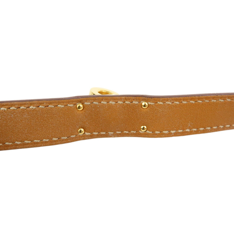 Hermes Kelly Double Tour Leather Orange Bijoux