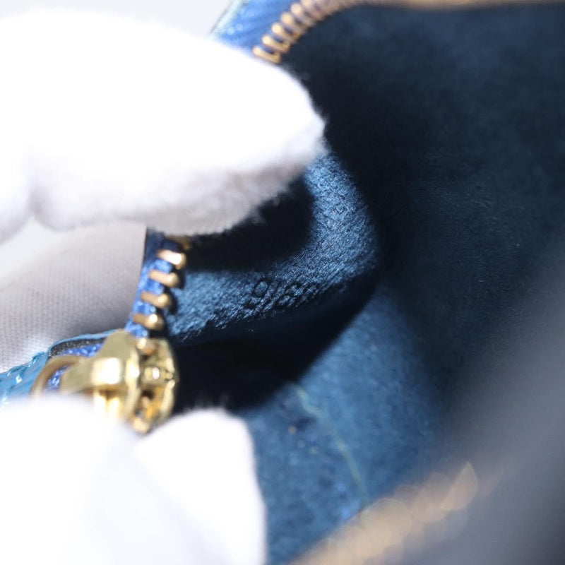 Louis Vuitton Soufflot Pochette Epi Leather Blue Bag