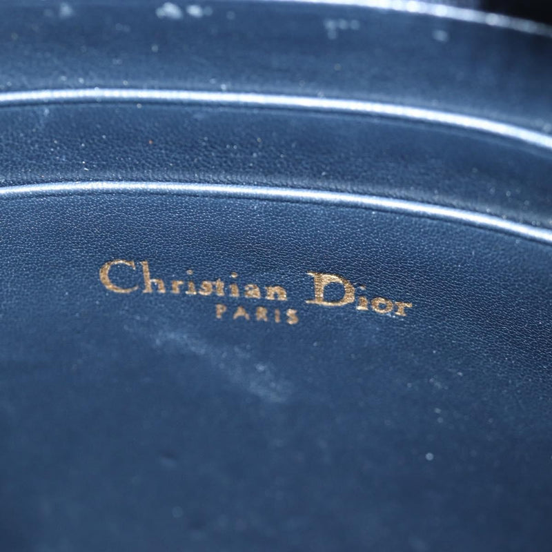 Christian Dior 30 Montaigne Phone Holder On Chain Oblique Canvas Navy Bag