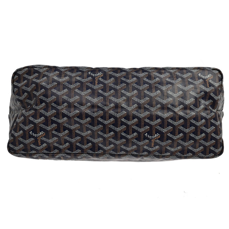 Goyard Saint Louis Coated Canvas Navy Bag