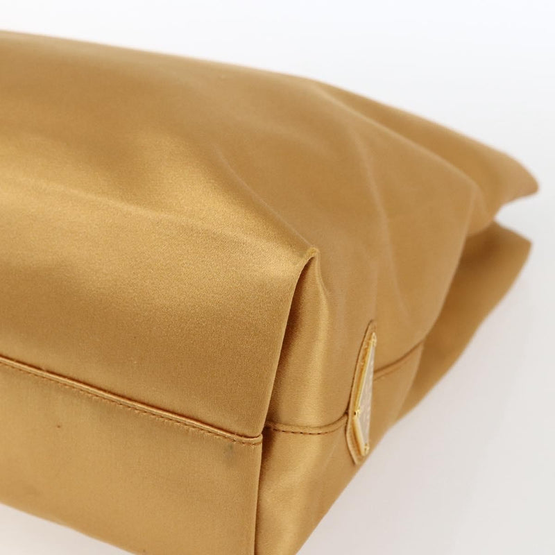 Prada Chain Satin Gold Bag