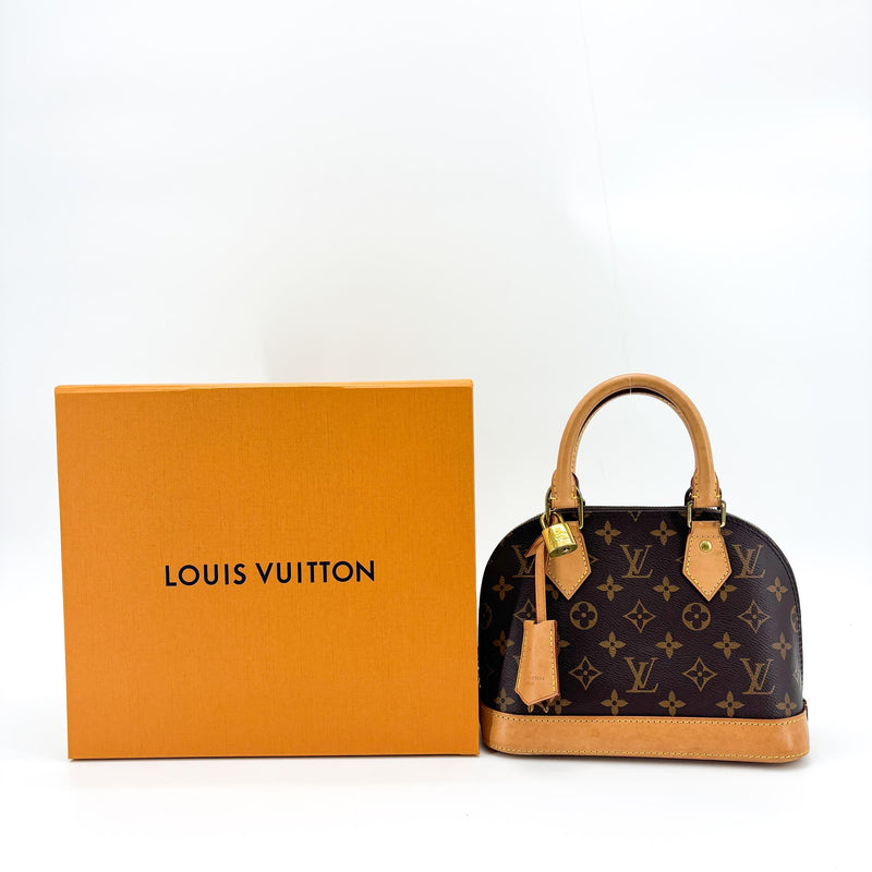 Louis Vuitton Alma Monogram Canvas Brown Bag