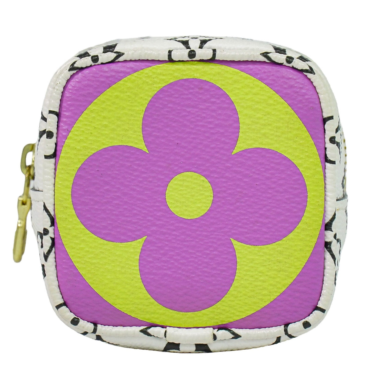 Louis Vuitton Cube Coin Purse Limited Edition Colored Monogram Giant Multicolour Canvas Bag