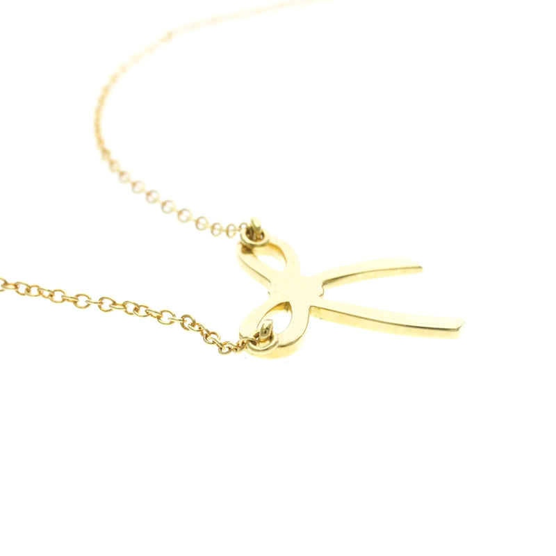 Tiffany & Co. Bow Pendant 18k Yellow Gold Yellow_gold Bijoux
