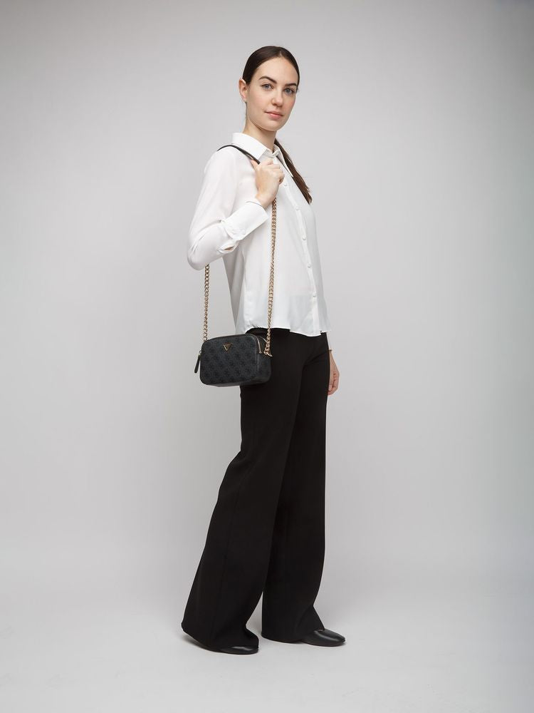 Guess Crossbody Bag — Black Polyurethane